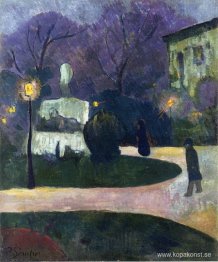 Fyrkantig med gatlykta