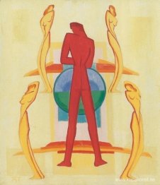 Komposition med fem figurer