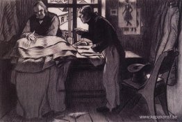 Akaky Akakiyevich besöker Petrovich