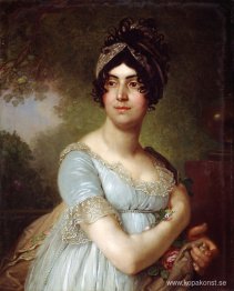 Porträtt av Daria Semyonovna Baratoff