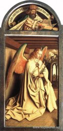 Angel Annunciate, från utsidan av vänstra panelen på Gents altar