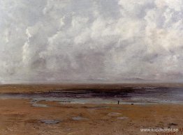 Stranden vid Trouville vid lågvatten