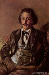 Porträtt av Paul Johann Ludwig von Heyse