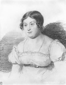 Porträtt av Alexandra Lanskaya