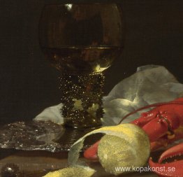 Stilleben med drickshorn (detalj)