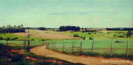 Sommarlandskap med väg