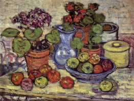 Cinerarias och frukt