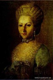 Porträtt av Agrafena Ribeaupierre