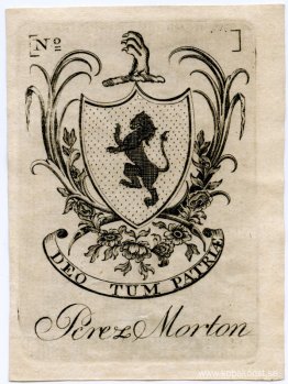 Perez Morton bokskylt
