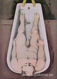 Han förutsåg sin bleka kropp