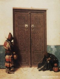 Vid dörren till en moské