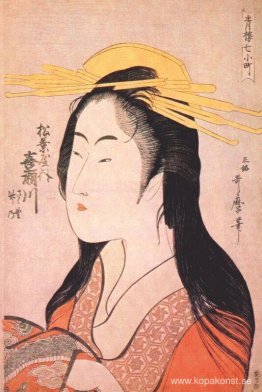 Kisegawa från Matsubaya, från serien 'Seven Komachis of Yoshiwar