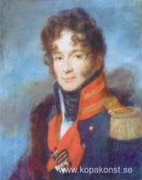 Porträtt av befälhavaren för dragonregementet P. A. Chicherin