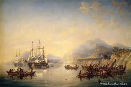 Erebus" och "Terrorn" i Nya Zeeland, augusti 1841