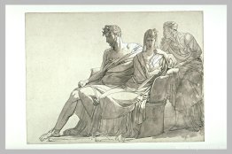 Studie till målningen Phaedra och Hippolytus