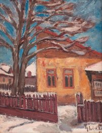 Village Inn under vintern