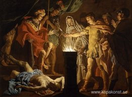 Mucius Scaevola i Lars Porsennas närvaro