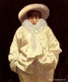 Sarah Bernhardt som Pierrot