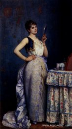 Förbereder sig för bollen