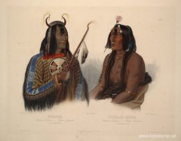 Noapeh, en Assiniboin-indian och Psihdja-Sahpa, en Yanktonan-ind