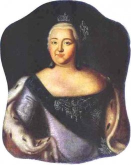 Porträtt av kejsarinnan Elizaveta Petrovna