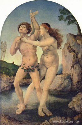 Metamorfosen av Hermaphrodite och Salmacis