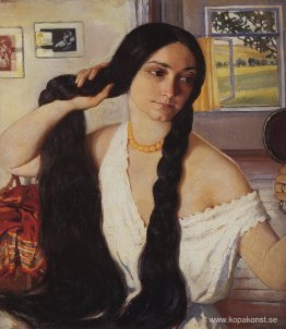 Porträtt av Olga Konstantinovna Lancere 