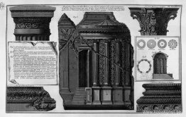 Villa Medici Anagliphus Rom, etc. (huvudstäder och baser)