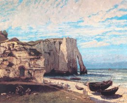Klipporna vid Etretat efter stormen