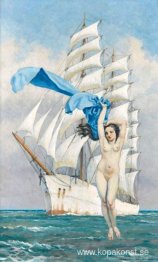 Venus med en blå slöja