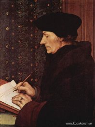 Porträtt av Desiderius Erasmus