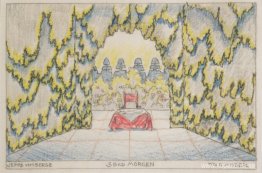 Scenografi för 'Jeep från berget' av Louis Holzberg, etapp 2 - M