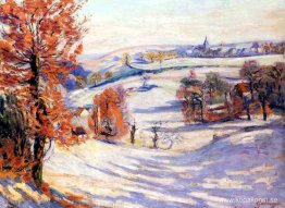 Snö i Crozant