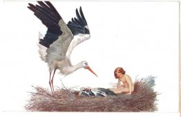 Välsignat vare huset där en stork häckade