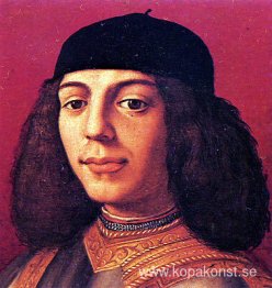 Porträtt av Piero di Lorenzo de Medici