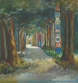 Totem Walk på Sitka