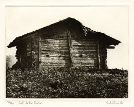 Skjul på Alppasset Col de la Croix, Canton Vaud, Schweiz
