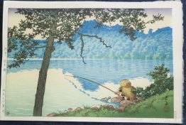 Lake Matsubara på morgonen, Shinsu