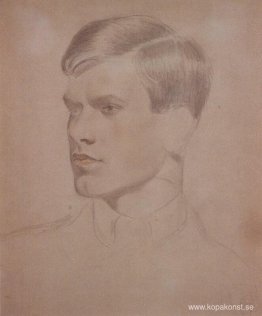 Porträtt av K.B. Kustodiev