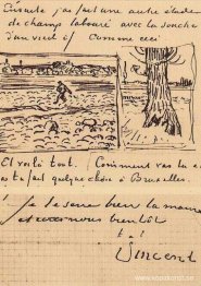 Såmaskin och stam av ett gammalt idegran