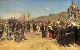 Krestny Khod (religiös procession) i Kursk Gubernia