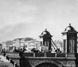 Anichkov-bron i St Petersburg