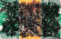 Triptyque orange