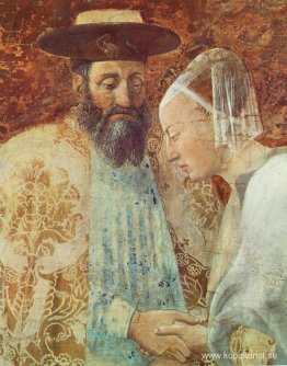 Möte mellan drottningen av Saba och kung Salomo (detaljer)