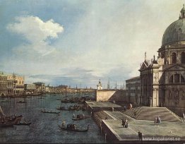 Canal Grande vid Salutekyrkan
