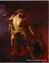 Hercules hämtar Kerberos från helvetets portar