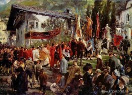 Fronleichnamsprozession i Hofgastein