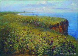 Landskap (hav och blommor)