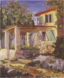 Trädgårdsmästarstuga på Mme Balsans hus