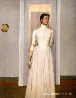 Porträtt av Marguerite Khnopff